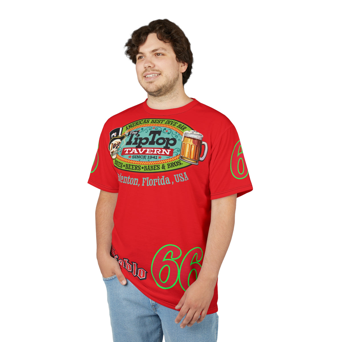 Tip Top Tavern Dive Bar Super Tee - America's Best Dive Bar, Bikes Beers Babes & Bros. - Biker Bar Tee