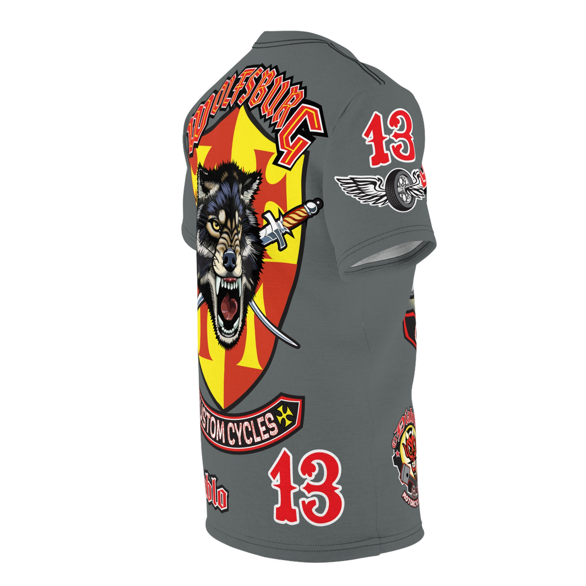Wolfsburg Custom Cycles HiViz Super Tee - High Performance Motorcycle Riding Tee