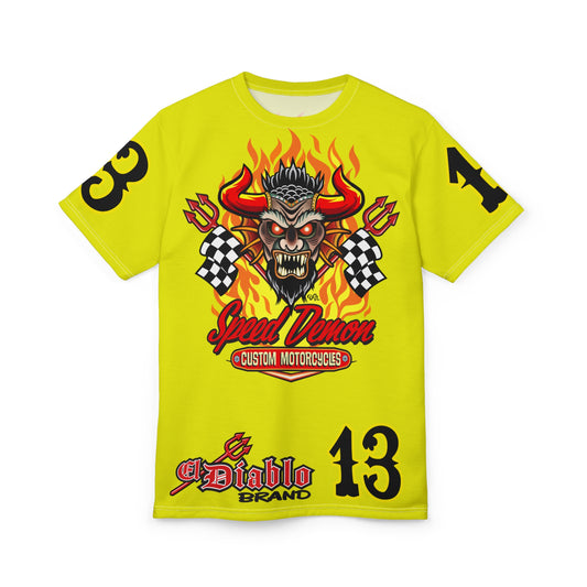 Demon Custom   Banana Rama HiViZ Super Tee — Extreme Edgy Graphics - Bad Attitude Custom Biker Riding Gear