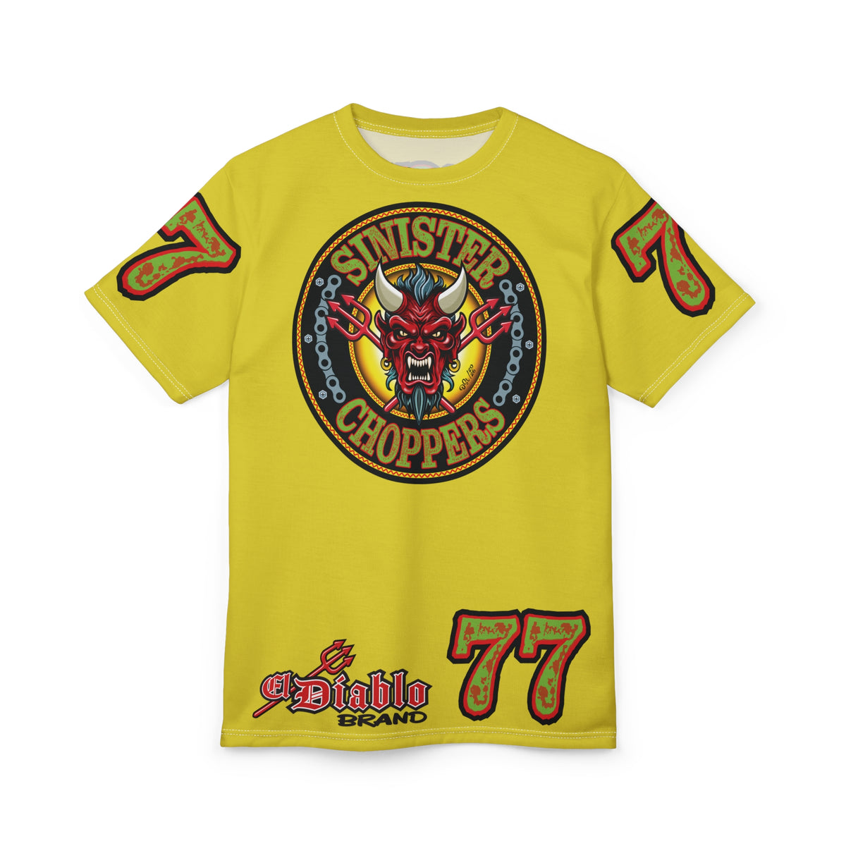 VERY Special HIVIZ Sinister Choppers BIG D SUPER T— Ride Cool, Look Cool in our Best Super Tee