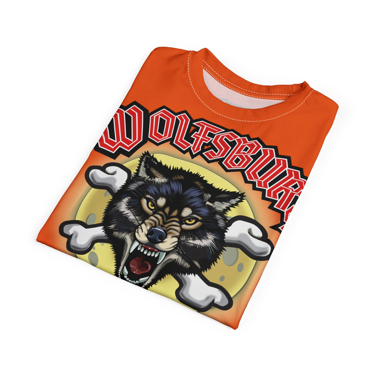 Wolfsburg Custom Cycles HiViz Graphic Super Tee for Bikers