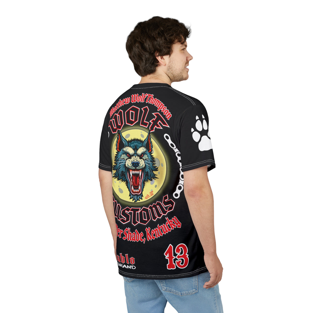Copy of MWT Wolf Custom Motorcycles Super Tee — Viciously Cool High Performance Motorcycle Riding Shirt