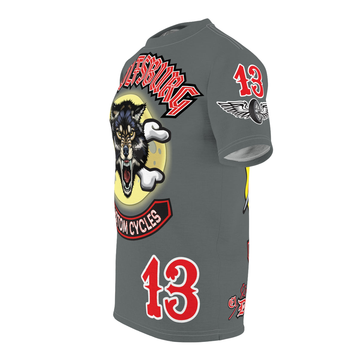Wolfsburg Custom Cycles HiViz Super Tee - High Performance Motorcycle Riding Tee
