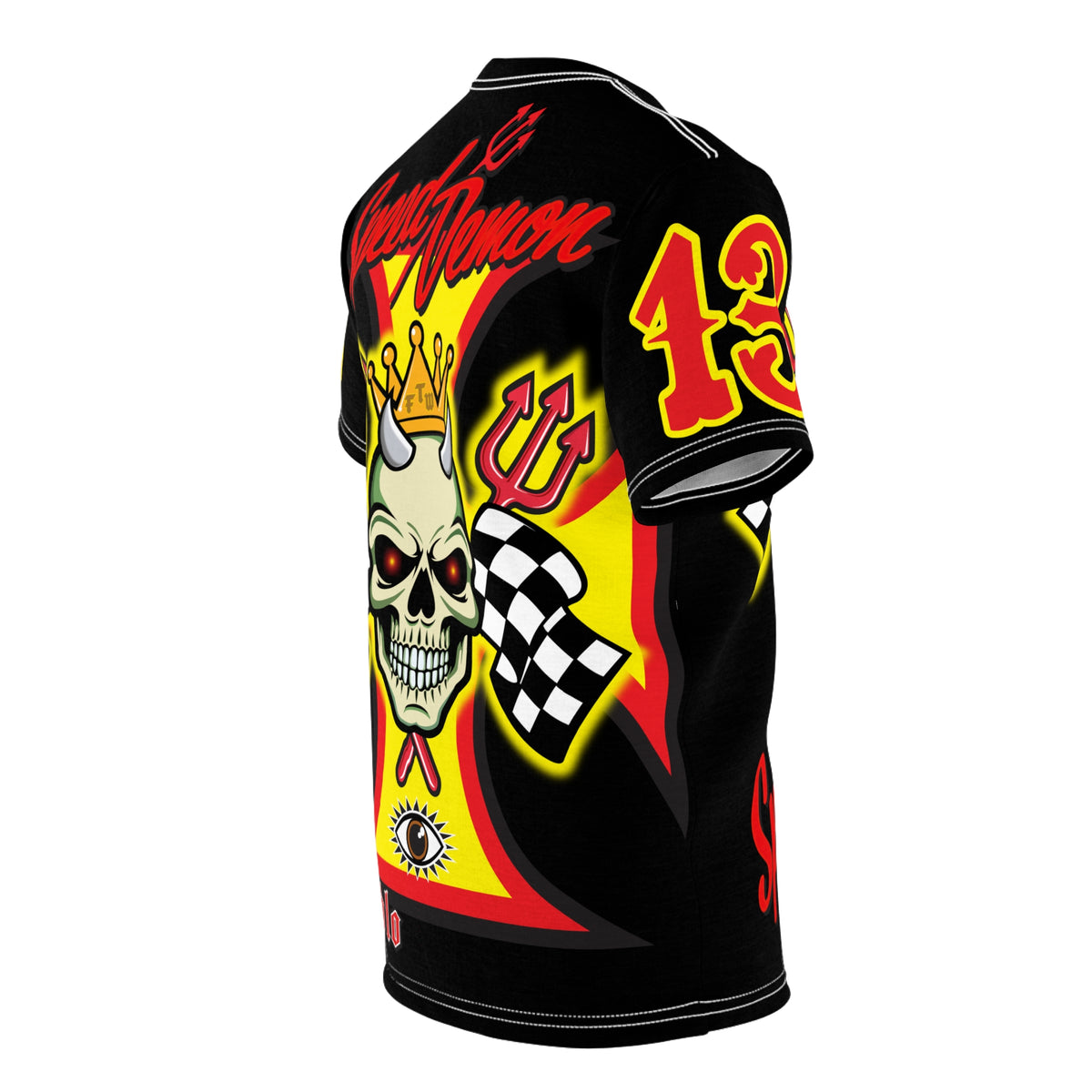 Speed Demon High Performance Unisex Super Tee - Edgy Racing Skull Design