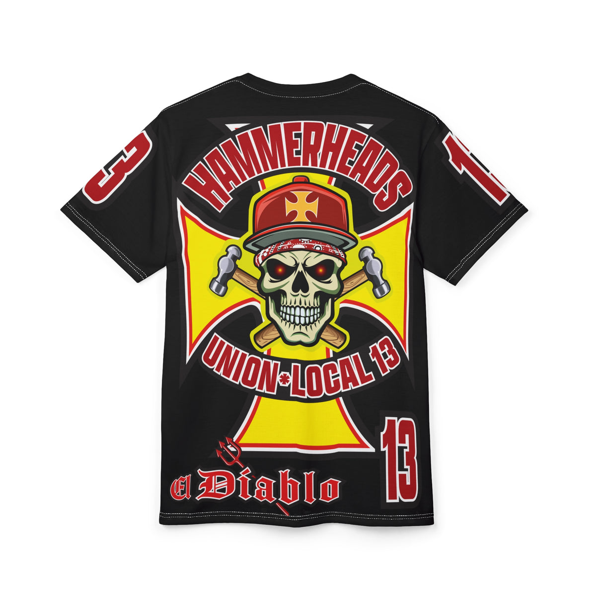 Hammerheads Union Local 13 Super Tee - Rough Tough Bad Attitude Motorcycle Riding Tee
