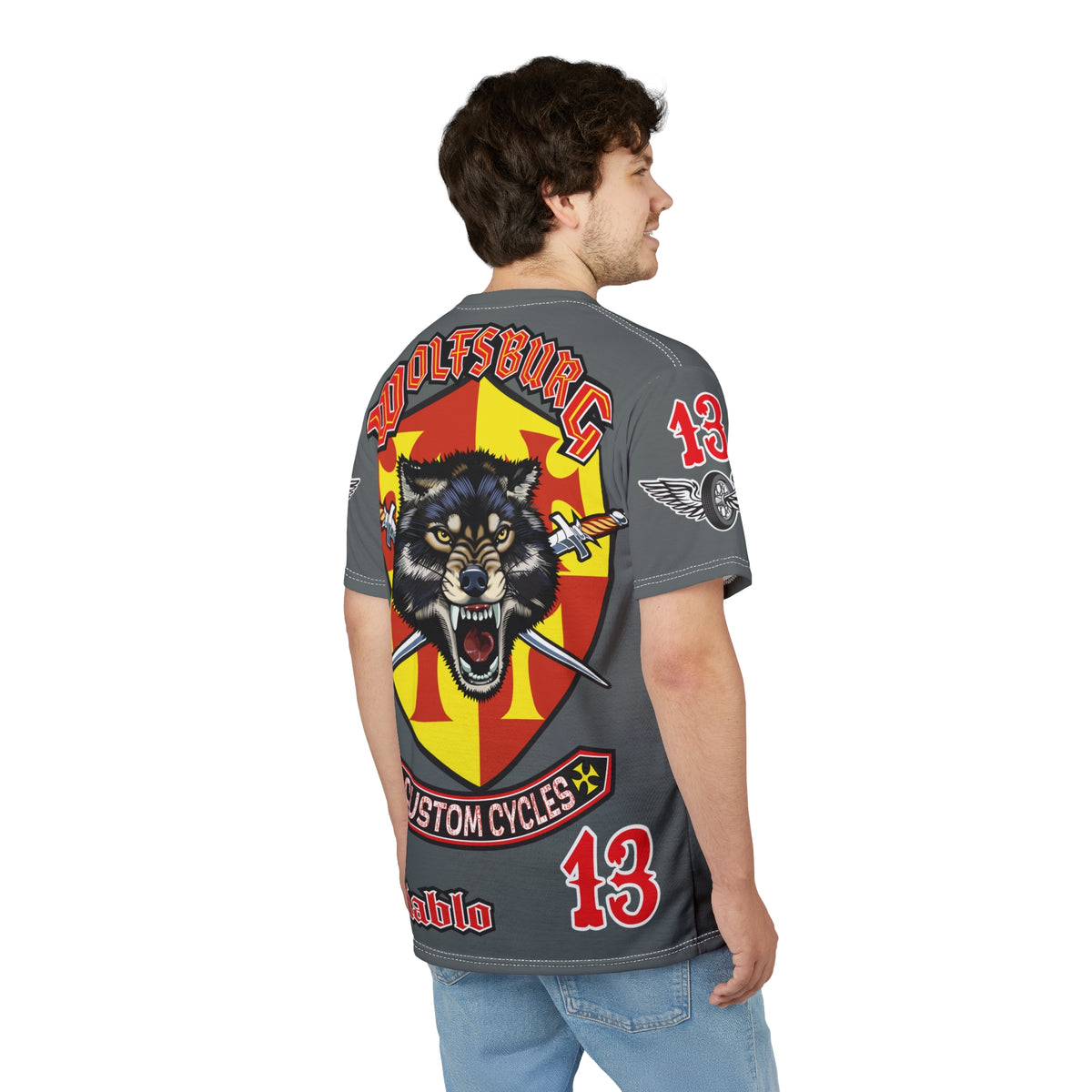 Wolfsburg Custom Cycles HiViz Super Tee - High Performance Motorcycle Riding Tee