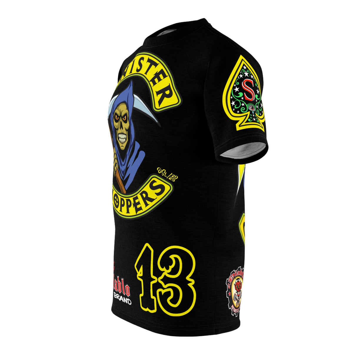 Sinister Choppers Custom Motorcycles - Custom Reaper Super Riding Tee - High Performance Riding Wear