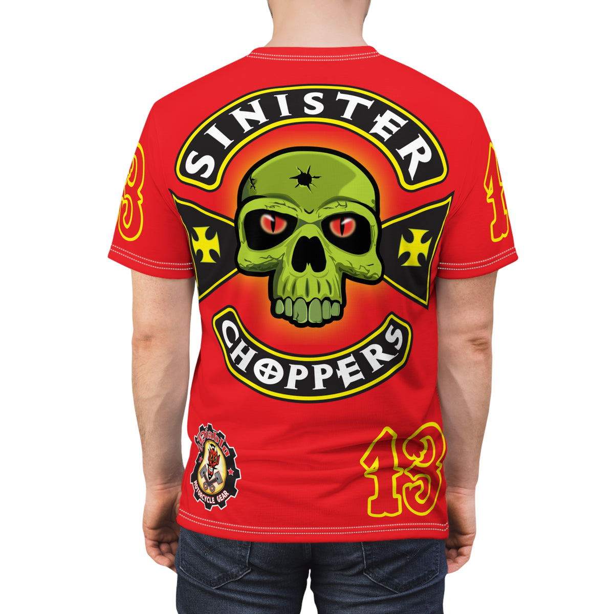 Sinister Choppers - HiViZ Super Tee - Spectacular Custom Motorcycle Riding Gear