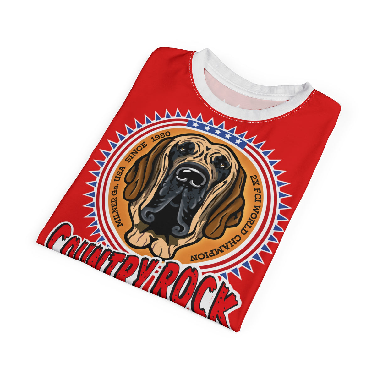 Country Rock Filas Graphic Super Tee — El Diablo Brand Paw Print T-Shirt