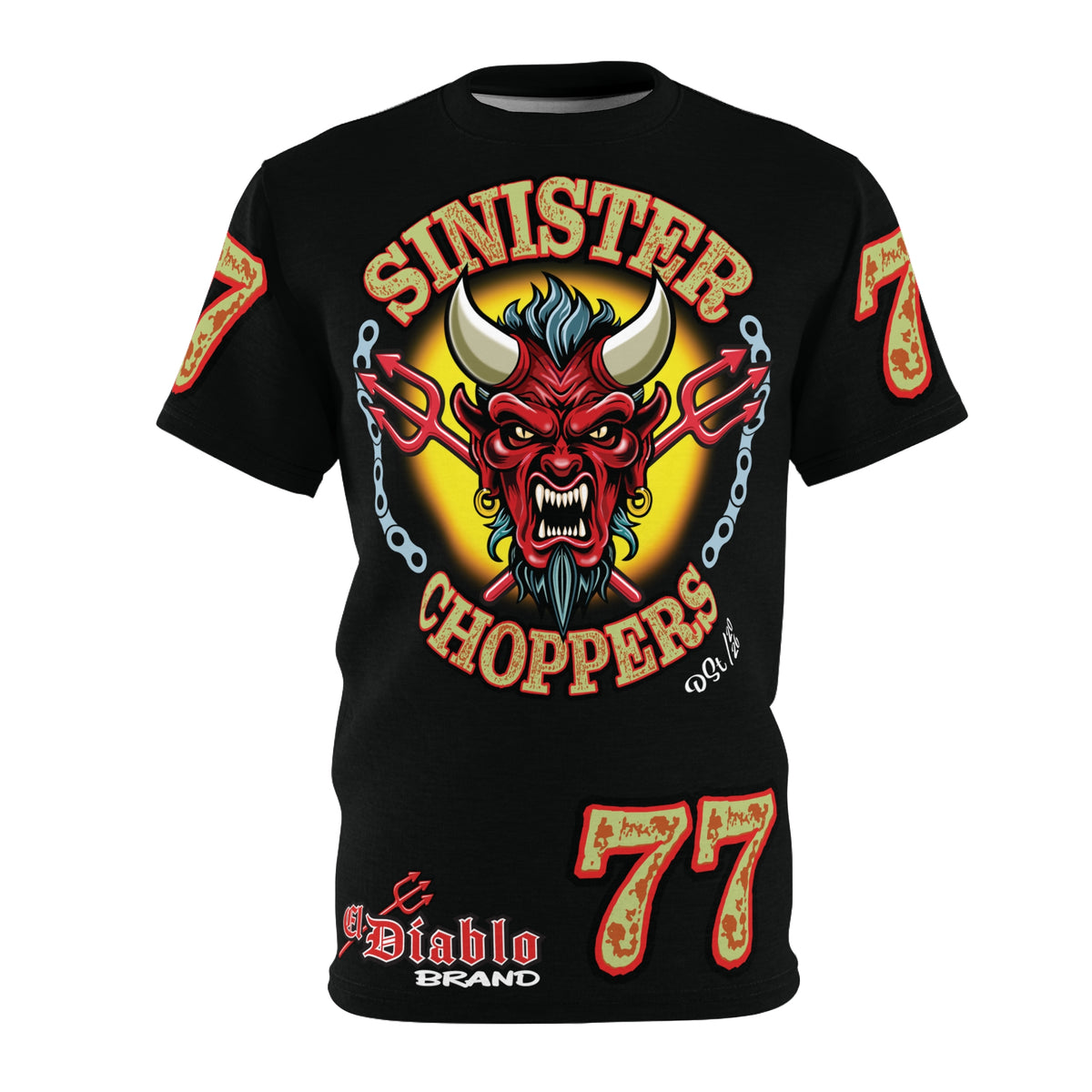 Sinister Choppers BIG D SPECIAL SUPER T— Ride Cool Look Cool in our Best Super Tee