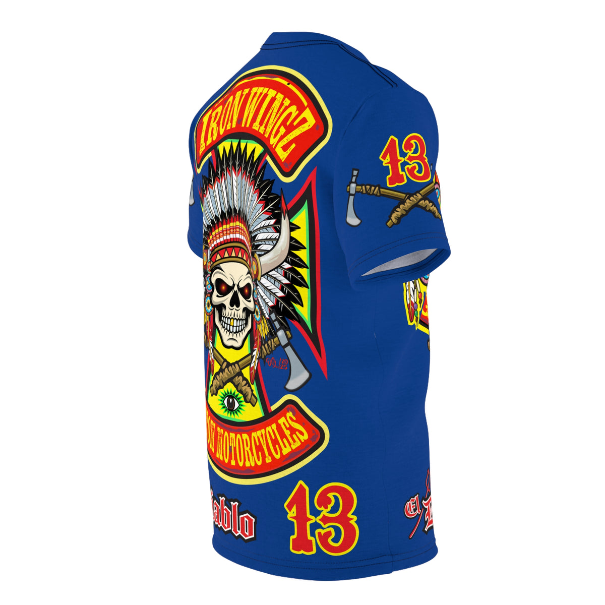 Iron Wingz Garage HiViZ Motorcycle Rider Super Tee