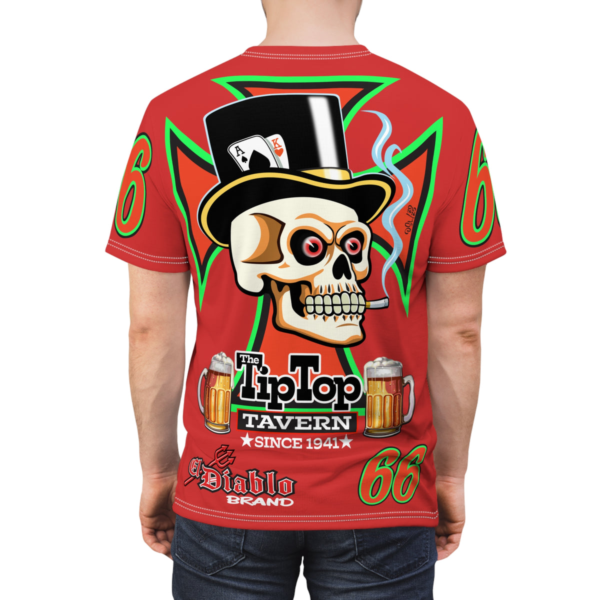 Tip Top Tavern Dive Bar Super Tee - America's Best Dive Bar, Bikes Beers Babes & Bros. - Biker Bar Tee