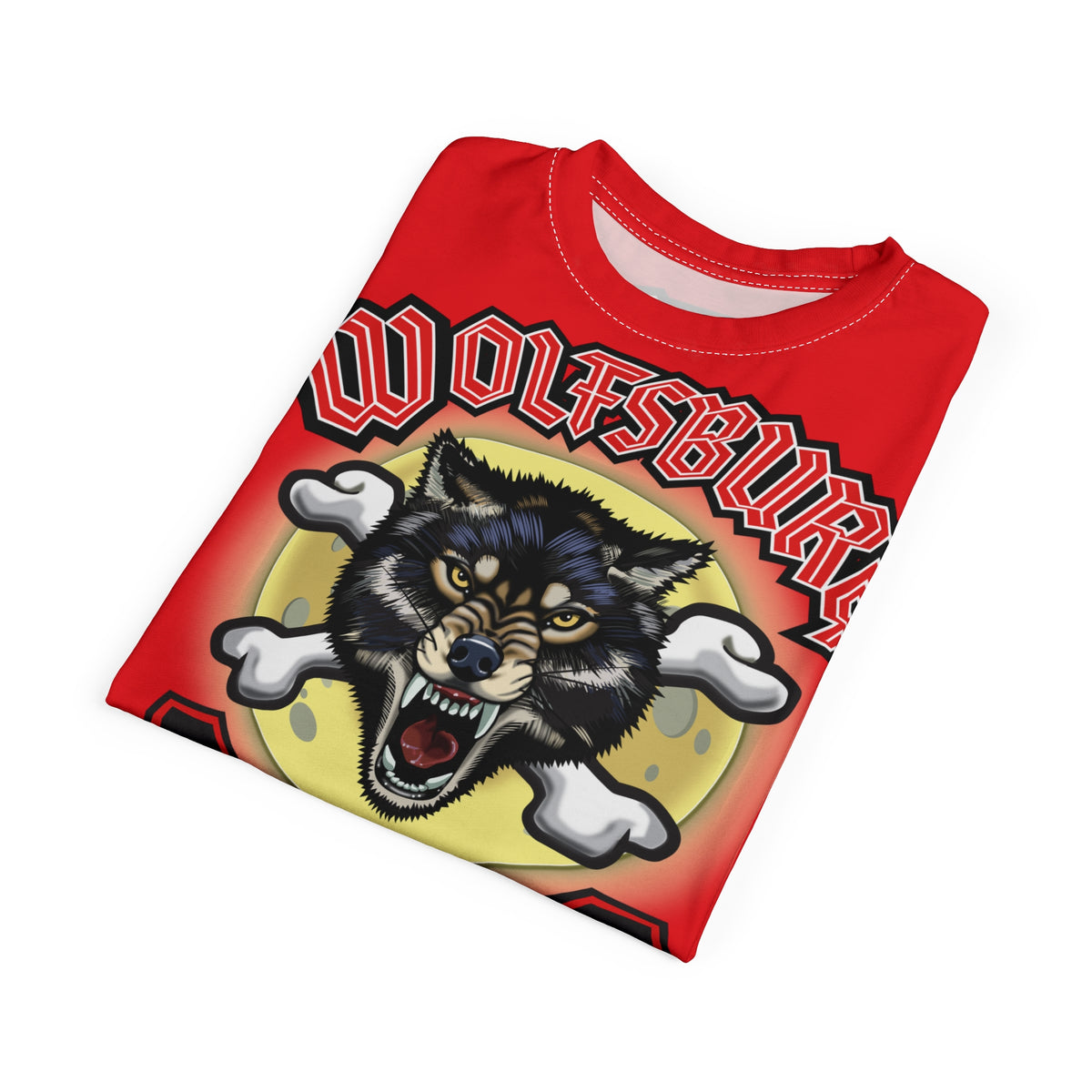 Wolfsburg Custom Cycles HiViz Graphic Super Tee for Bikers
