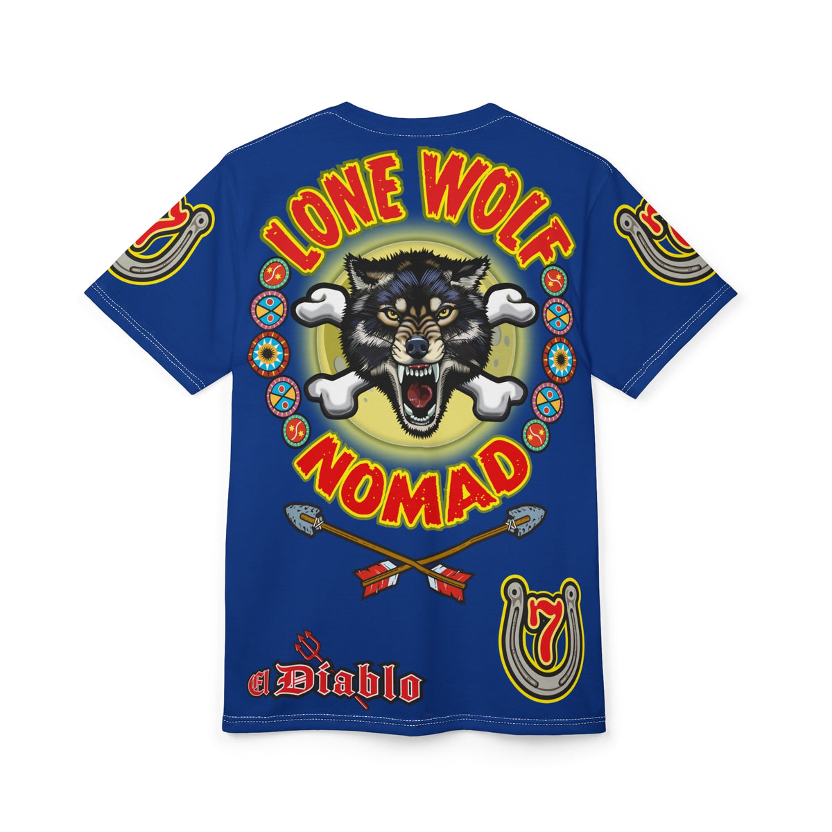 Lone Wolf Nomad HiViz Super Tee - Special Design for Independent No Club Riders