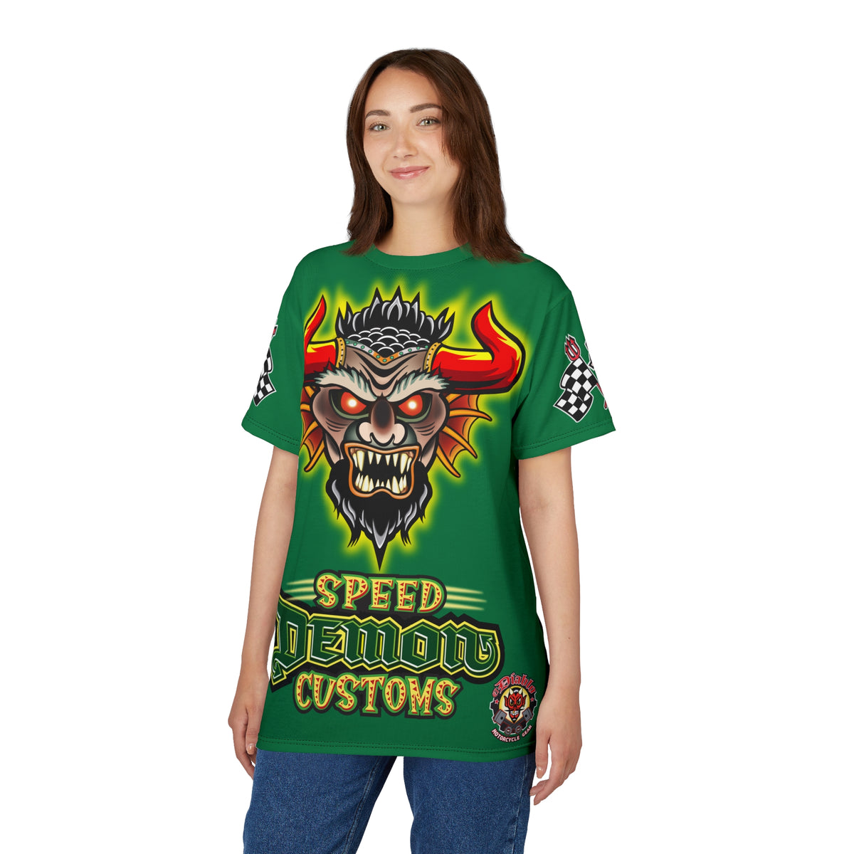 Speed Demon Motorcycle Riders HiViz Super Tee