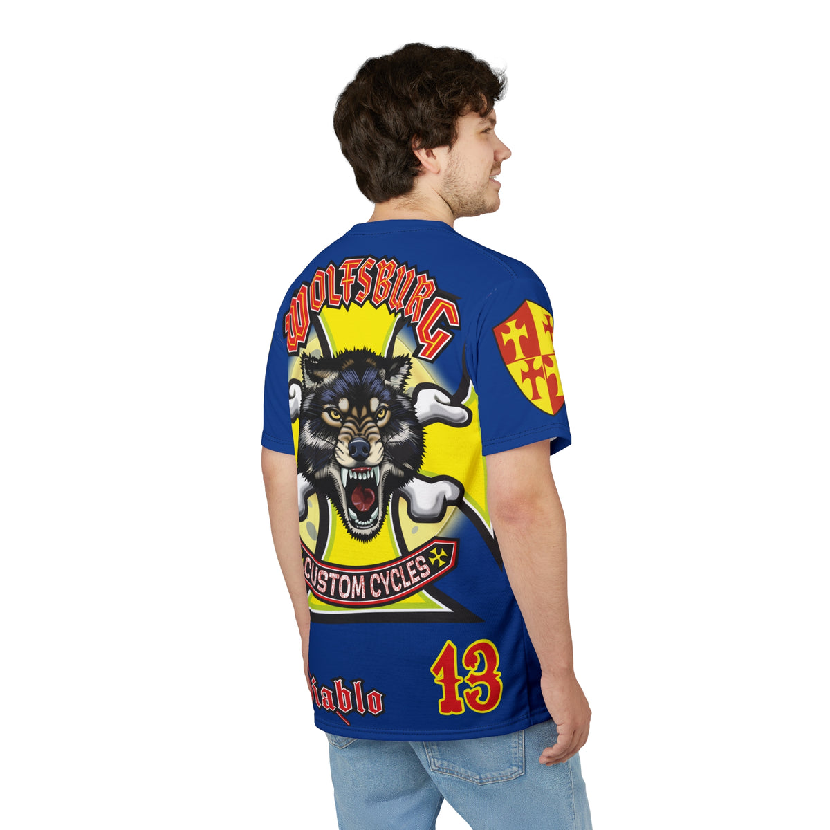 Wolfsburg Custom Cycles HiViz High Comfort Motorcycle Riders Super Tee