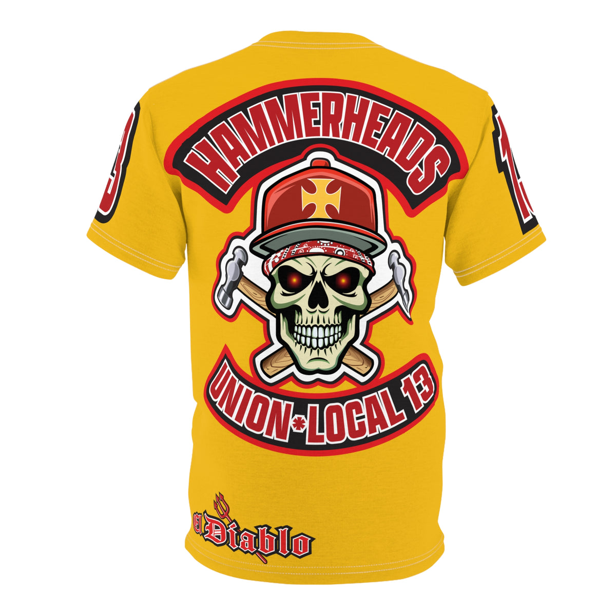 Hammerheads Union 13 - HiViz High Performance Super Tee - Motorcycle Riding Gear
