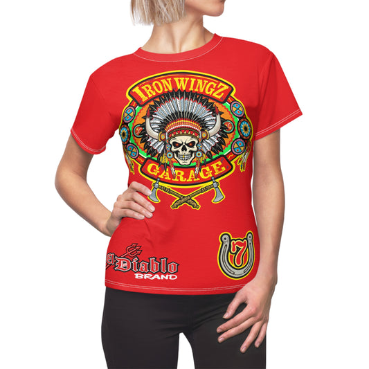 Women's Cut IronWingZ Custom Motorcycles Graphic Tee — HiviZ Graphics