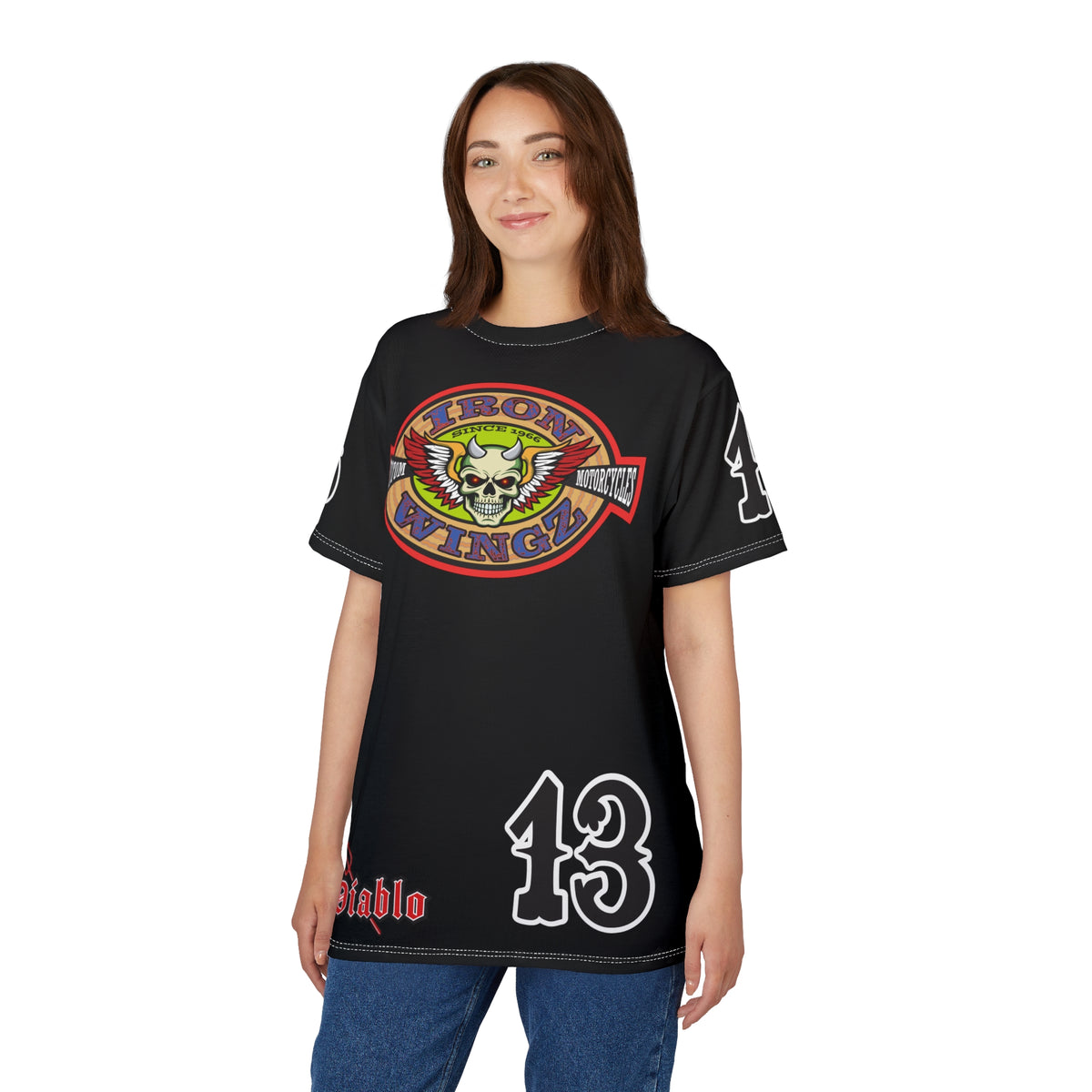 Iron Wingz Garage Spectacular Riding Tee for Harley Riders