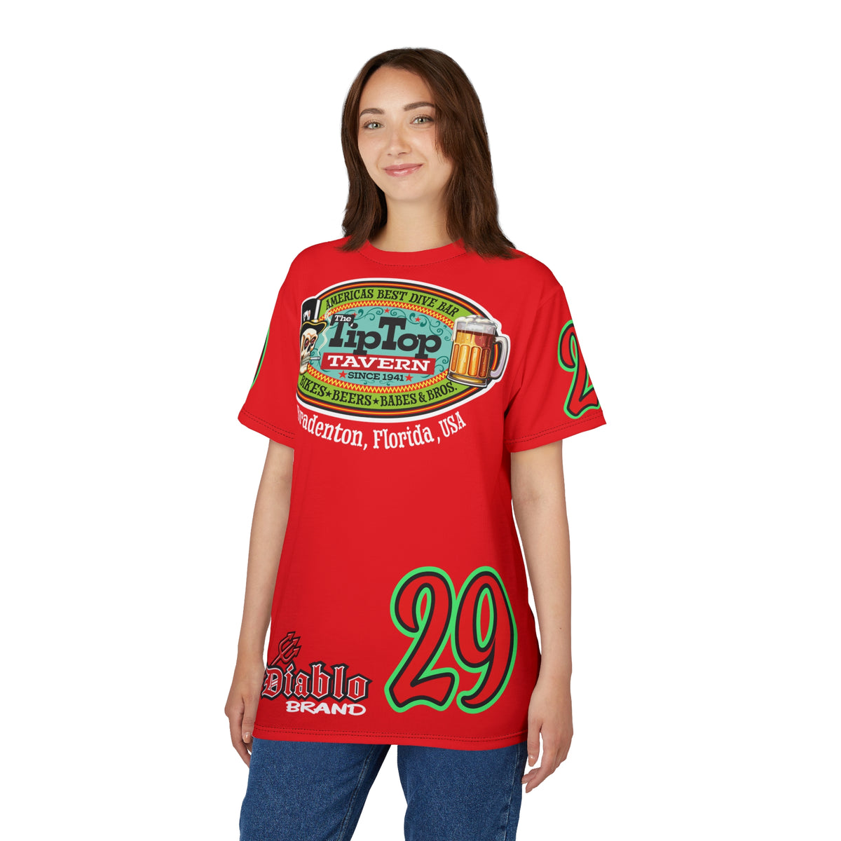 Tip Top Tavern Dive Bar Super Tee - America's Best Dive Bar, Bikes Beers Babes & Bros. - Biker Bar Tee