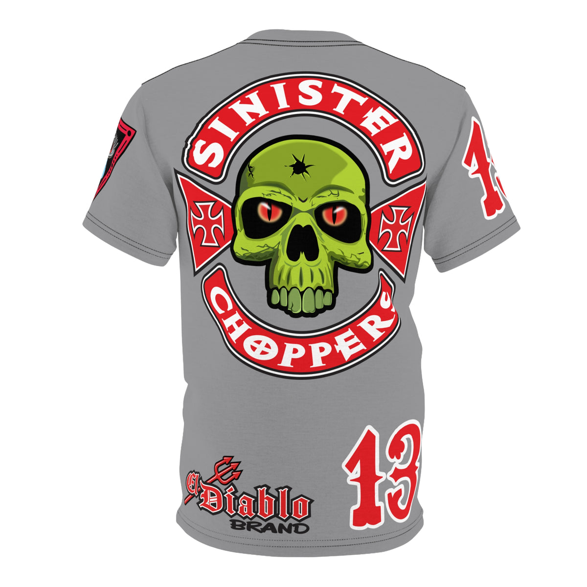 SRT Sinister Choppers  Super Tee - Clean, Beautiful, Design - Outrageous Biker Gear