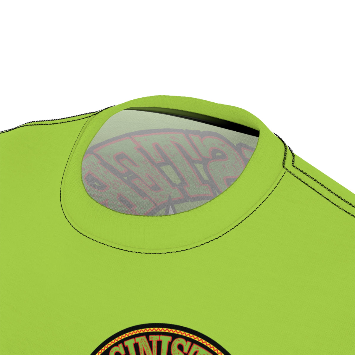 SRT Sinister Choppers HIVIZ GREEN SPECIAL SUPER RIDING TEE— Ride Cool, Look Cool in our Best Super Tee
