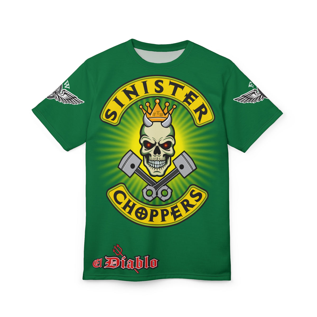 Sinister Choppers HiViz Super Tee - Custom Designed Motorcycle Riding Gear