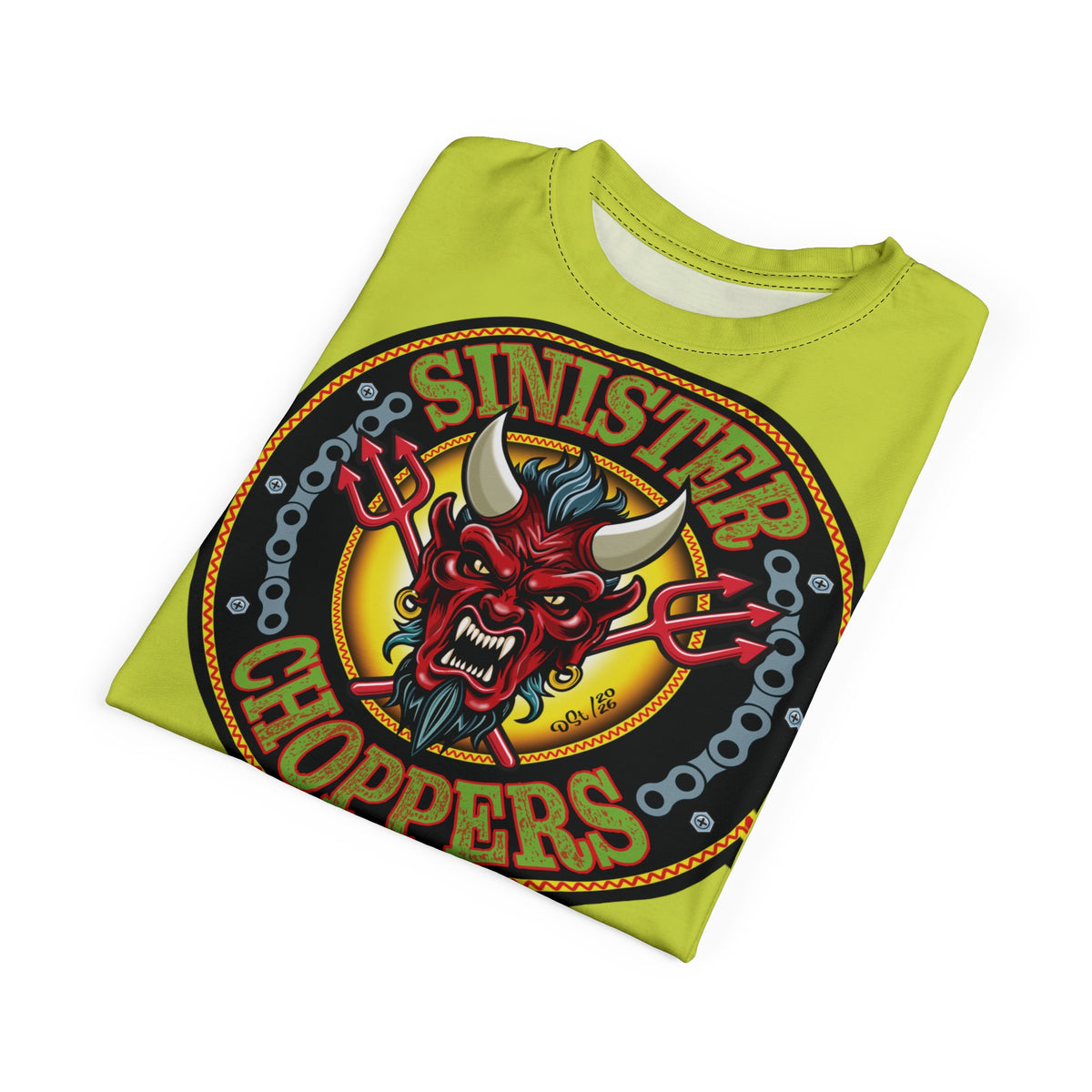 VERY Special Sinister Choppers BIG D HIVIZ Super TEE— Ride Cool Look Cool in our Best Super Tee