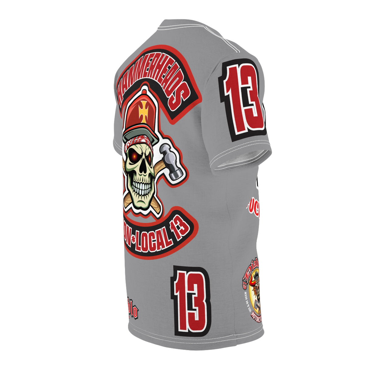 Hammerheads Union Local 13 Motorcycle Super T - Colourful High Visibility T-Shirts