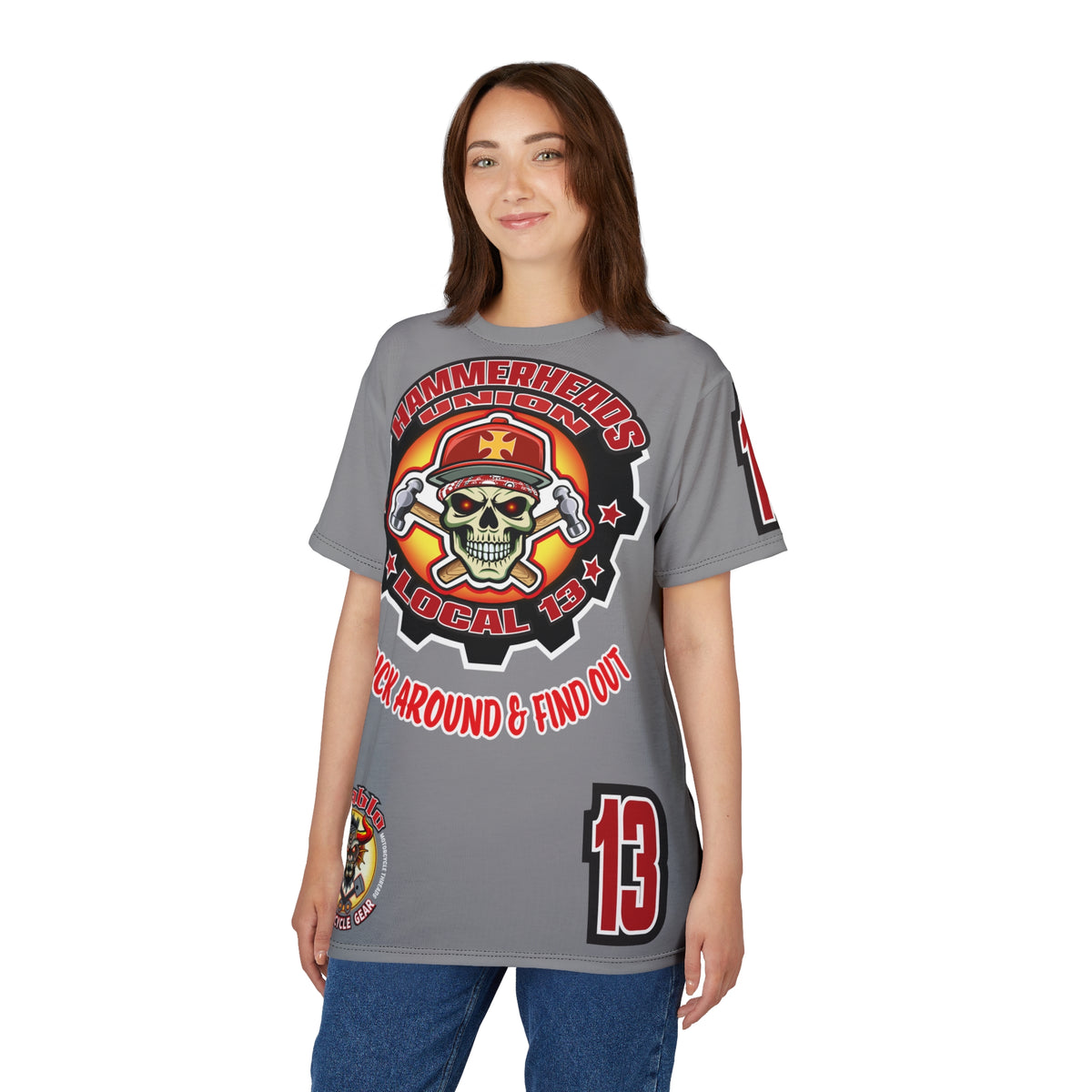 Hammerheads Union Local 13 Motorcycle Super T - Colourful High Visibility T-Shirts