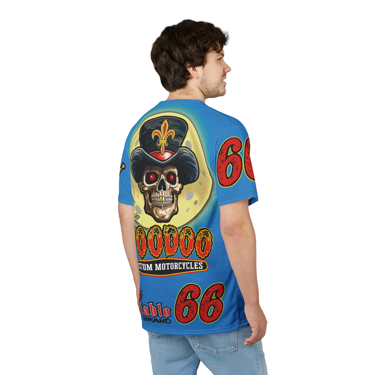 VooDoo Custom Motorcycles Route 66 Unisex Super Tee - High Performance Riding Gear