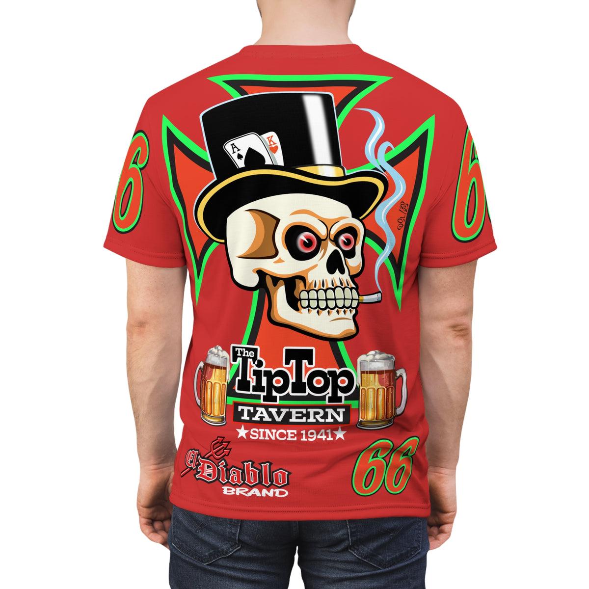 Tip Top Tavern Dive Bar Super Tee - America's Best Dive Bar, Bikes Beers Babes & Bros. - Biker Bar Tee