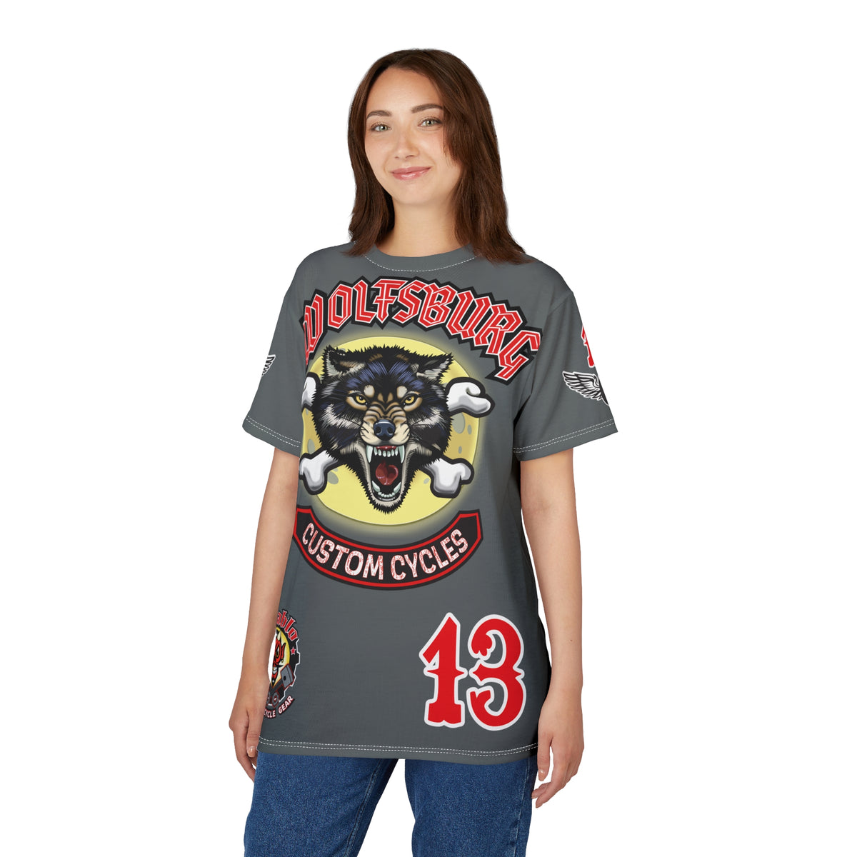 Wolfsburg Custom Cycles HiViz Super Tee - High Performance Motorcycle Riding Tee