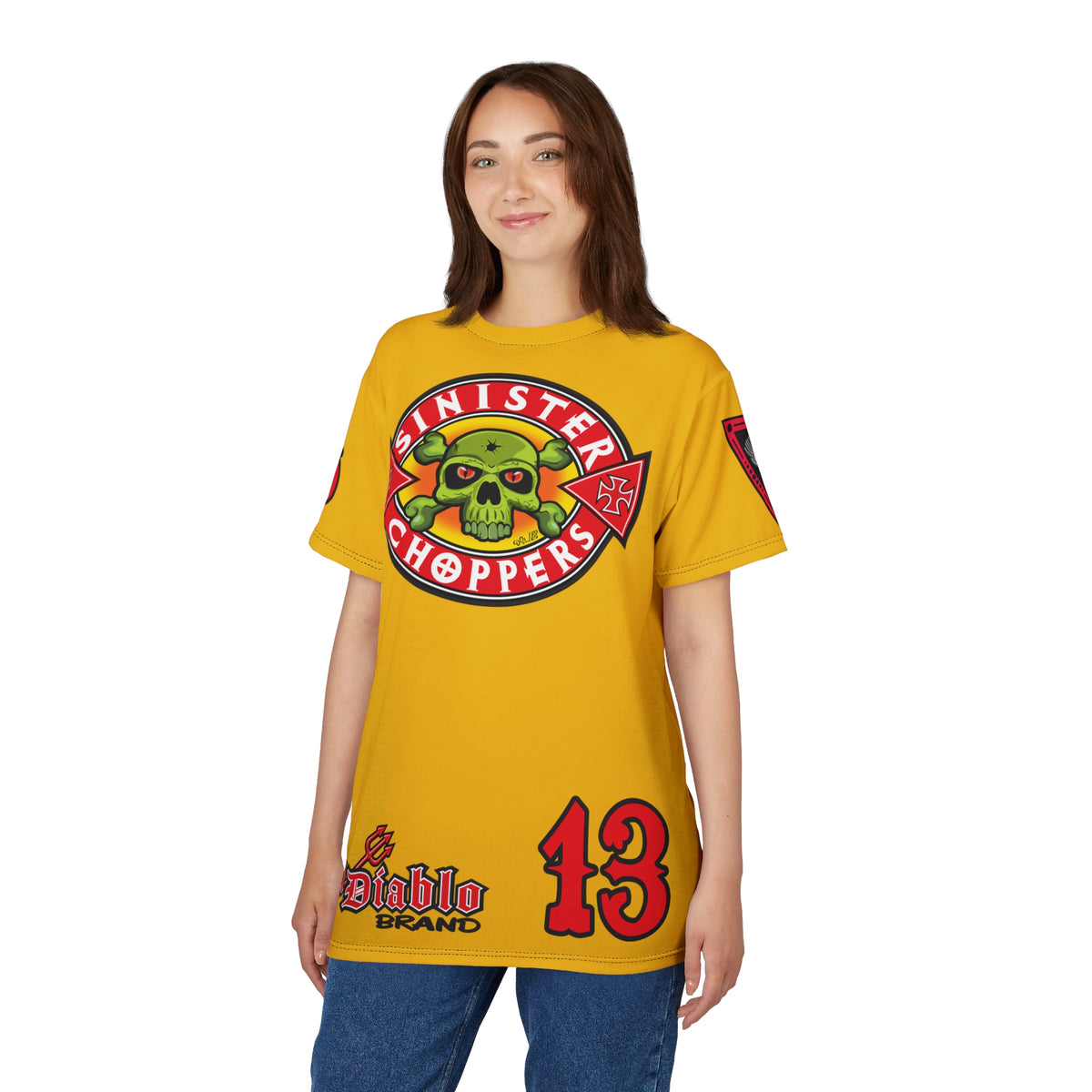 SRT Sinister Choppers  Super Tee - Clean, Beautiful, Design - Outrageous Biker Gear