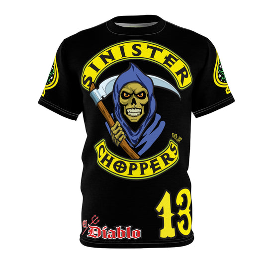 Sinister Choppers Custom Motorcycles -  HiViz Custom Reaper Super Tee - High Performance Riding Wear