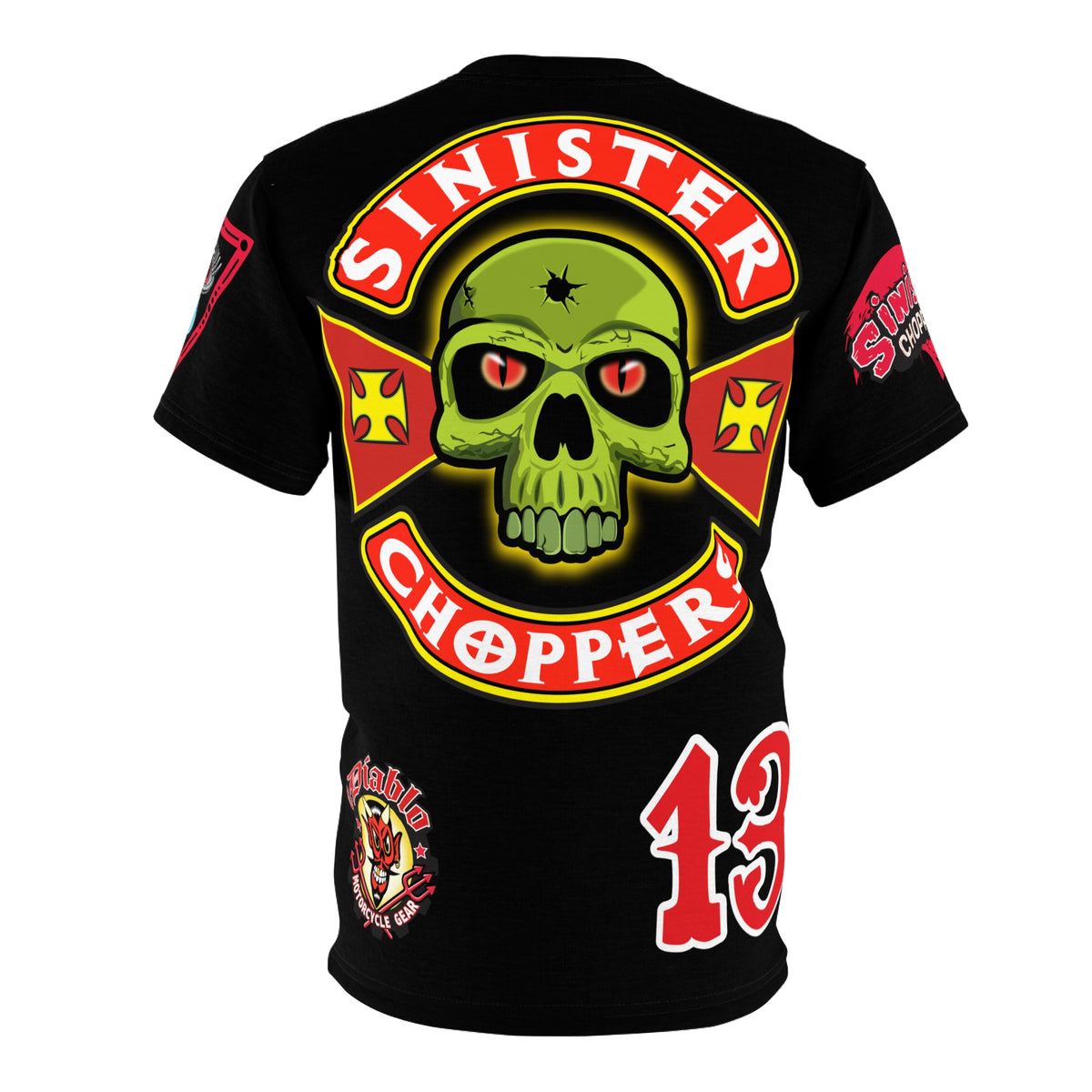Sinister Choppers HiViz Bad Attitude Super Tee