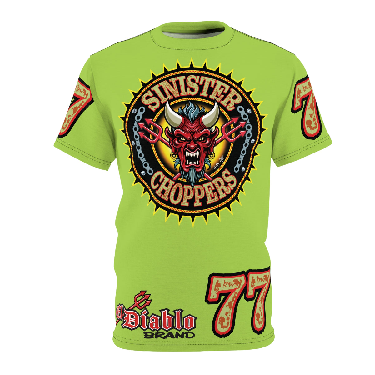 VERY Special HIVIZ Sinister Choppers BIG D SUPER T— Ride Cool Look Cool in our Best Super Tee