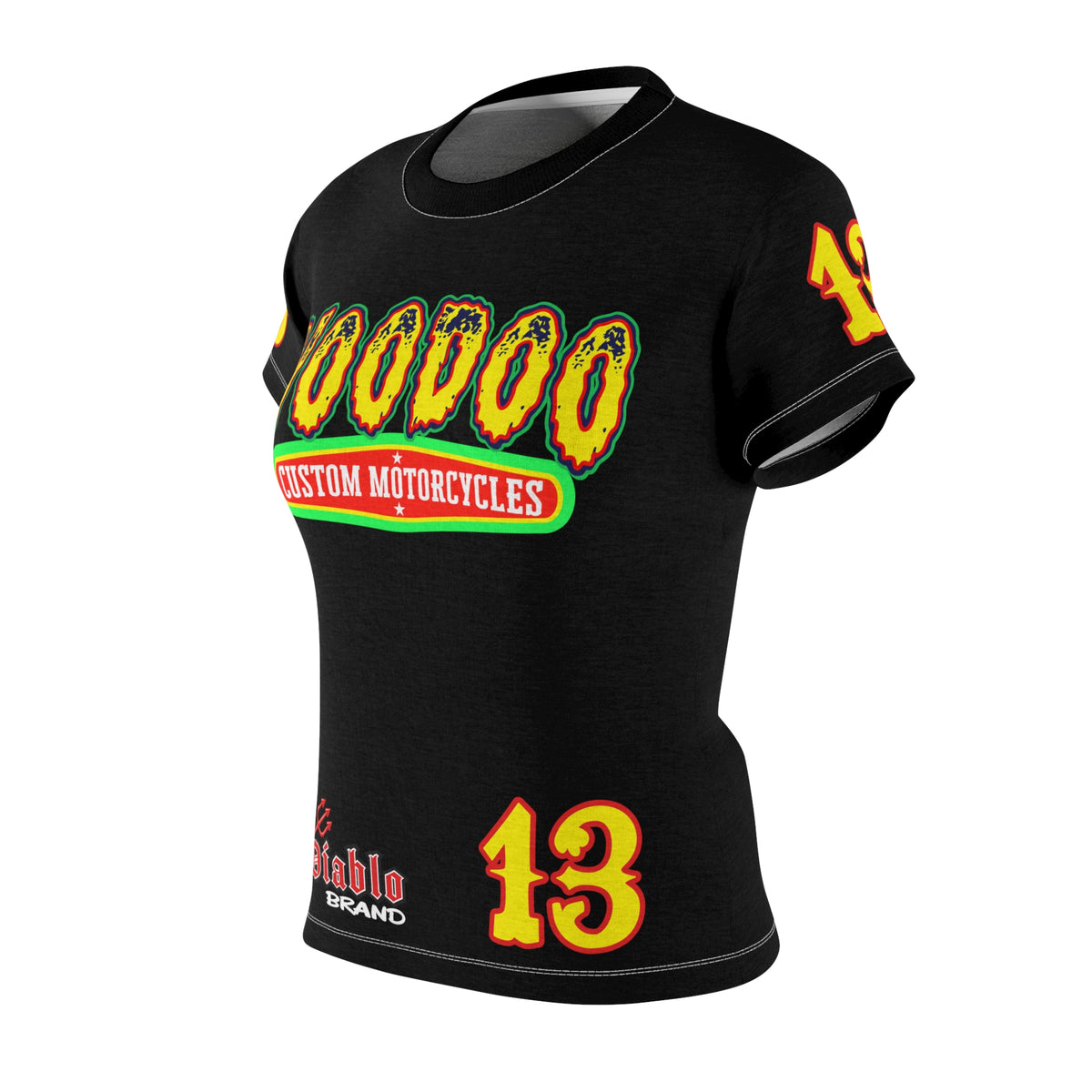 Women's Cut VooDoo Custom Motorcycles Graphic Tee — HiviZ Graphics