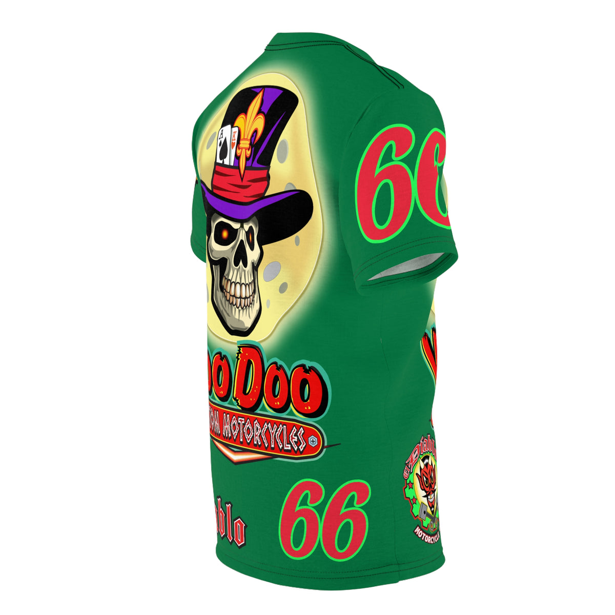 VooDoo Custom Motorcycles  Unisex Super Tee - High Performance Riding Gear
