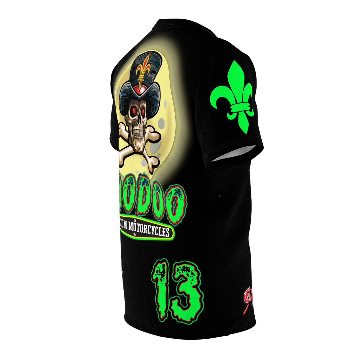 SRT VooDoo Customs Ragin' Cajun Custom Biker Riding Super Tee