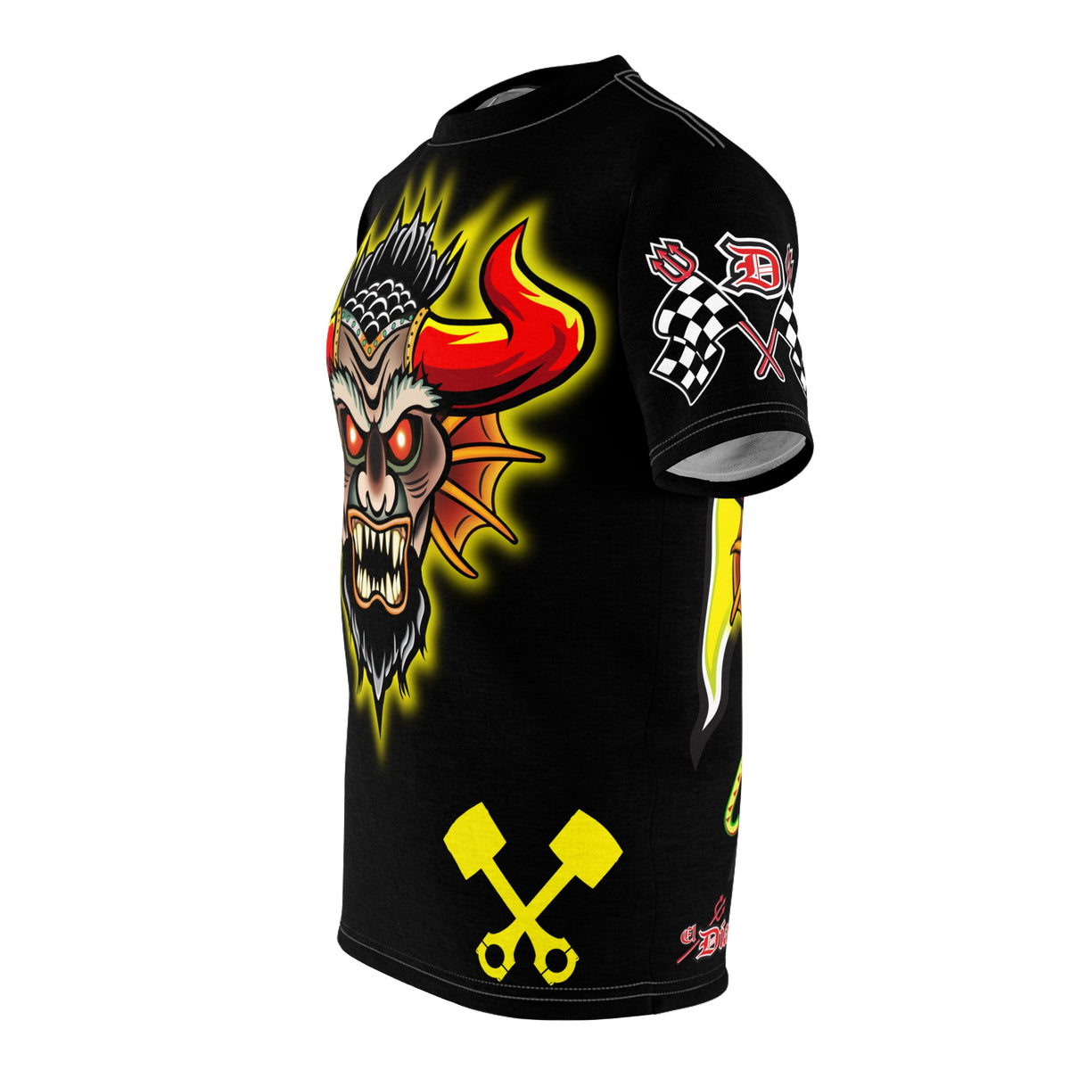 Speed Demon HiViz Custom Motorcycle Super Tee