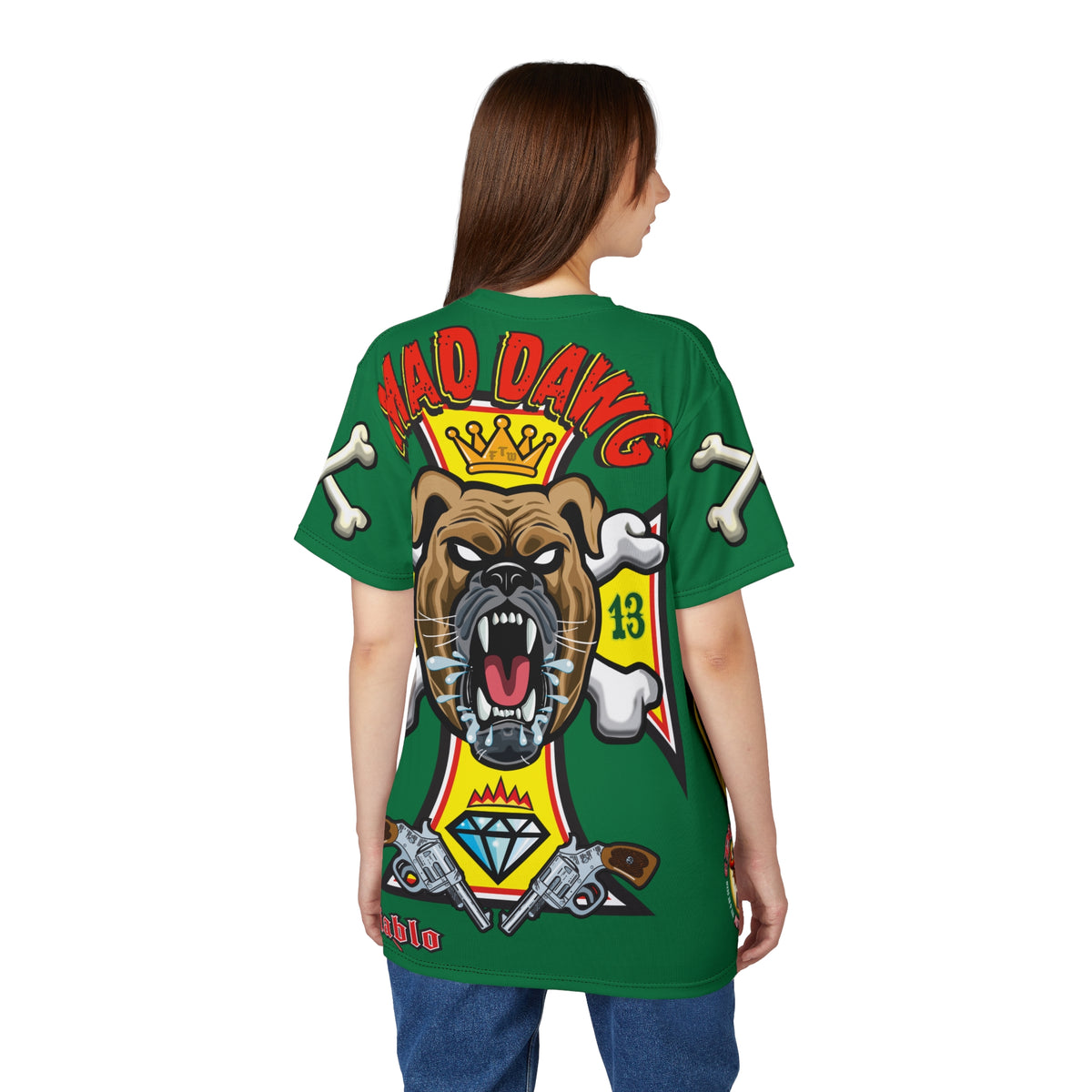 Mad Dawg FAFO HiViz Custom Motorcycle Riding Tee