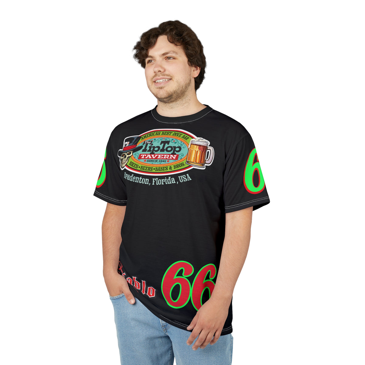 Tip Top Tavern Dive Bar Super Tee - America's Best Dive Bar - Bikes Beers Babes & Bros. -Remembering Jesse Biker Bar Tee