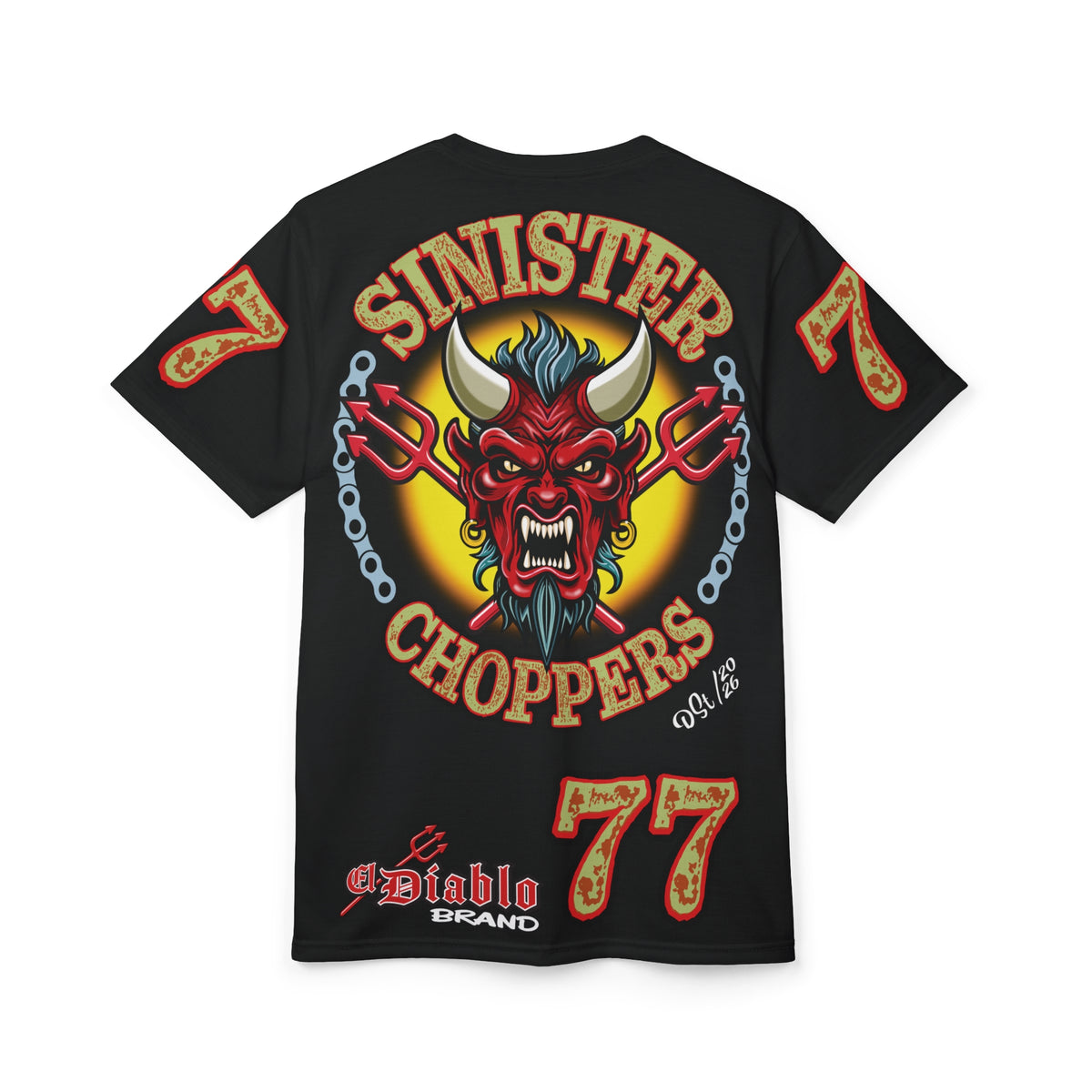 Sinister Choppers BIG D SPECIAL SUPER T— Ride Cool Look Cool in our Best Super Tee