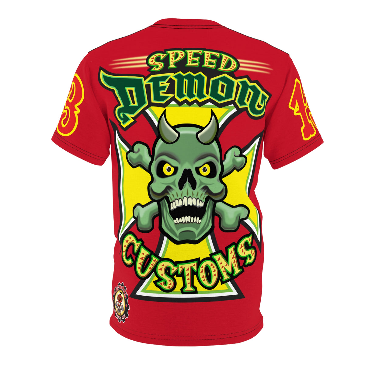 Speed Demon HiViz Unisex Cut & Sew Tee (AOP)