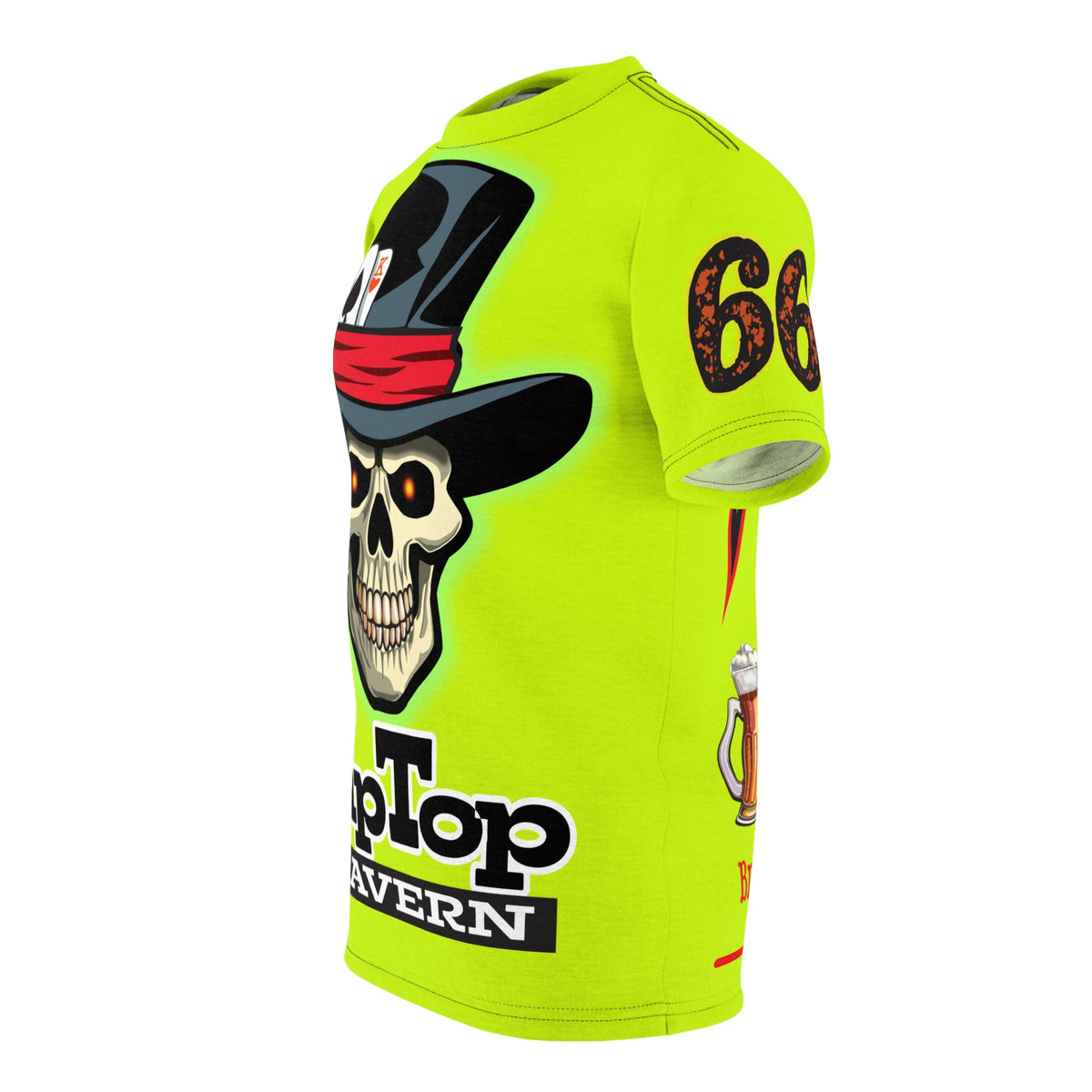 Very Special Tip Top Tavern Dive Bar HiViz Lumina Super Tee (*Limited Edition) - America's Best Dive Bar, Bikes Beers Babes & Bros. - Honouring Biker Bar Tee