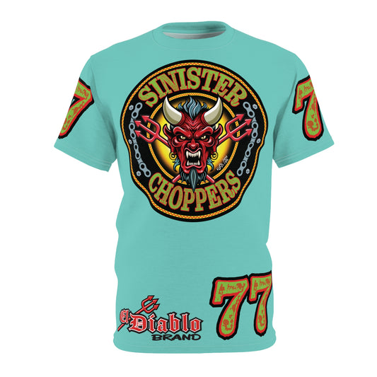 Sinister Choppers BLACKHAWK MIAMI SPECIAL SUPER T— Ride Cool, Look Cool in our Best Super Tee