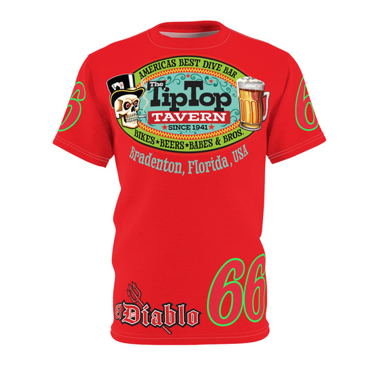 Tip Top Tavern Dive Bar Super Tee - America's Best Dive Bar, Bikes Beers Babes & Bros. - Biker Bar Tee