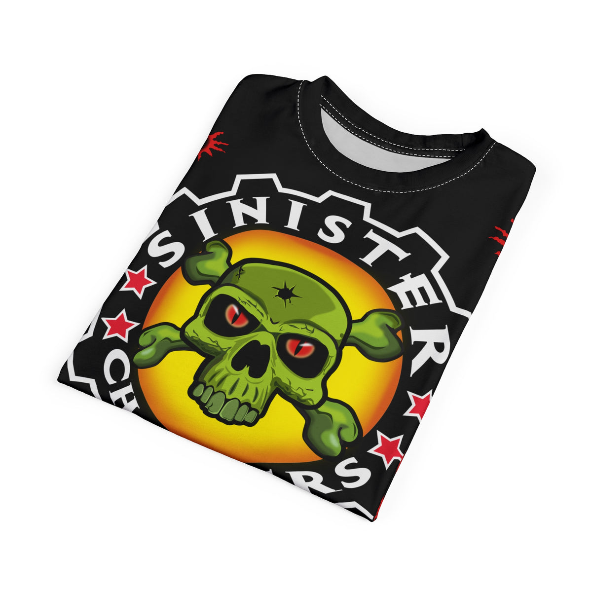 Sinister Choppers Black on Black Bad Attitude Super Tee
