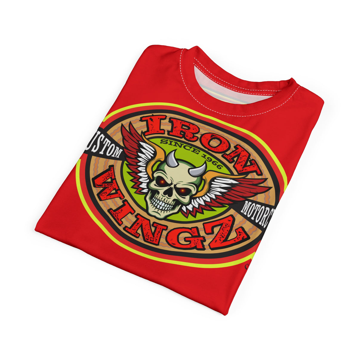 Iron WingZ Customs HiViz High Performance Motorcycle Riding Super Tee